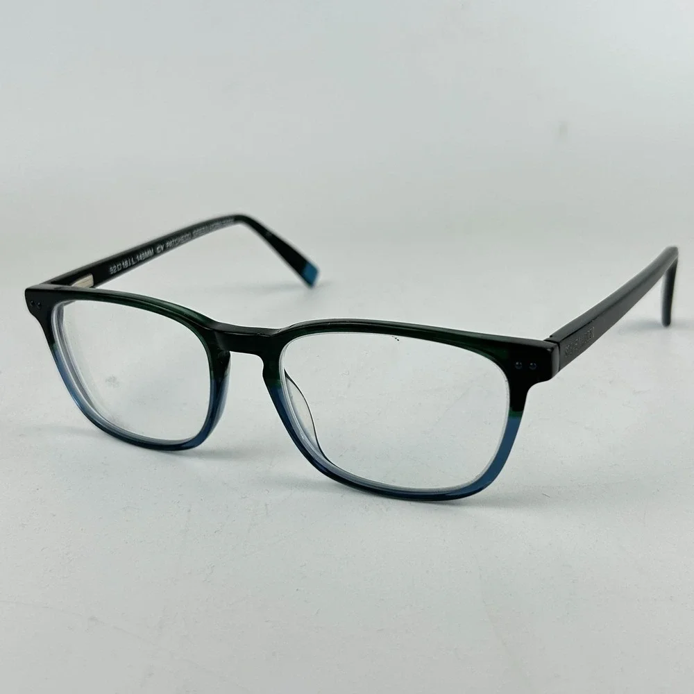 Steve Madden Patchedd Green‎ Horn Fade Women Eyeglasses Black Full Rim 52-18-145